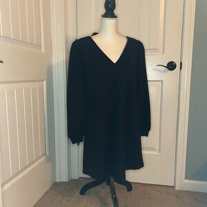 CITY CHIC Black Dress V-neck. Womens plus size 14